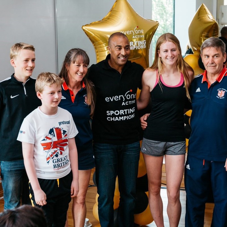 Olympic silver medallist Colin Jackson who is an Ambassador on the scheme