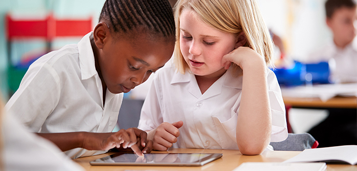 Children in classroom